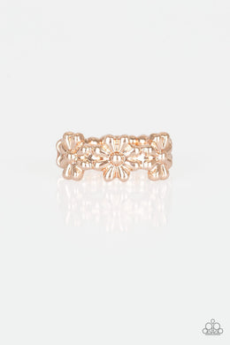 Daisy Dapper Rose Gold Ring freeshipping - JewLz4u Gemstone Gallery