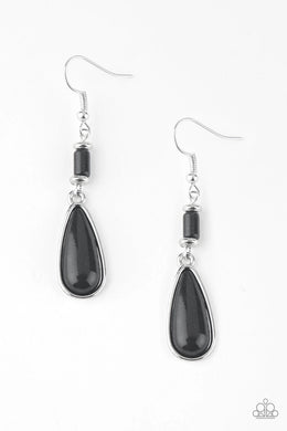 Courageously Canyon Black Earring freeshipping - JewLz4u Gemstone Gallery