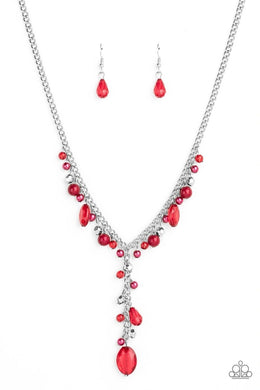 Crystal Couture Red Necklace freeshipping - JewLz4u Gemstone Gallery