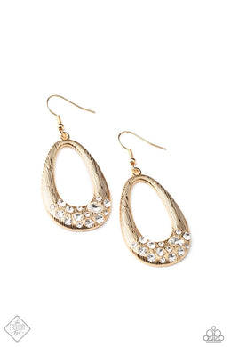 Better LUXE Next Time Gold Earring (FFA-1220) freeshipping - JewLz4u Gemstone Gallery